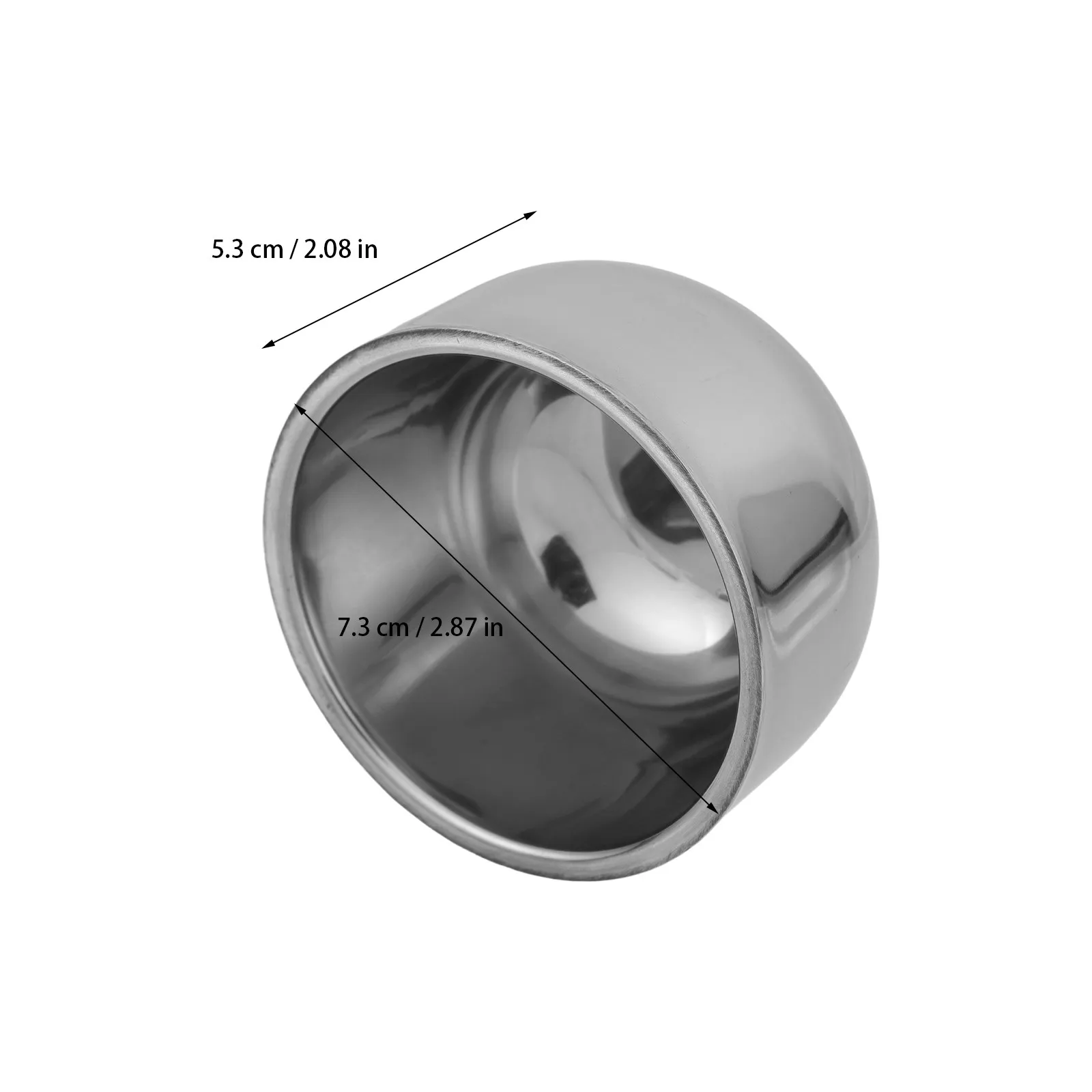 Shaving Bowl Men Soap Travel Stainless Halloween Christmas Metal Shave Bowl Facial Cleansing Bowl Lather Bowl Double