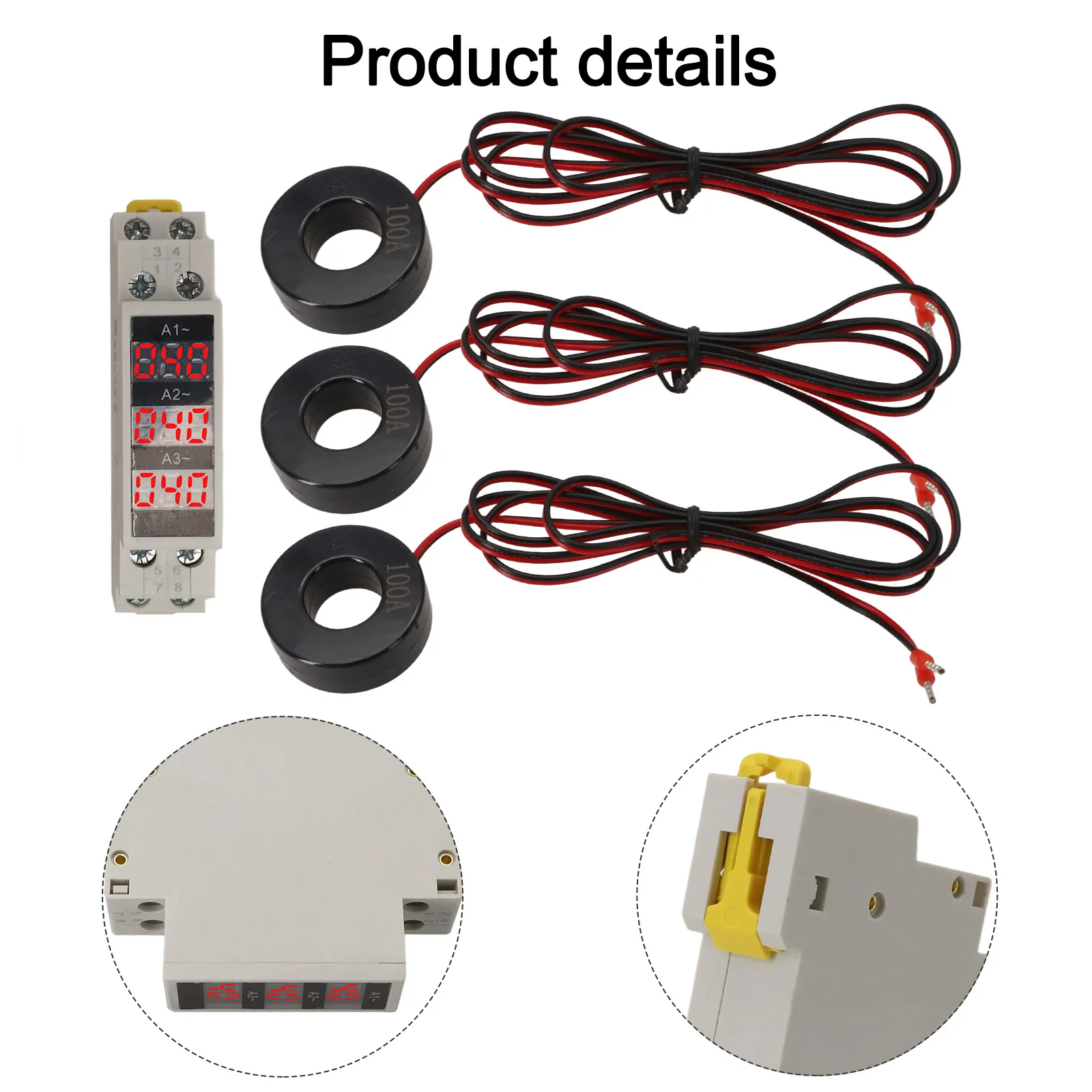Sleek Design Three Phase Digital Indicator Meter with Enhanced Features for Industrial Electrical Applications