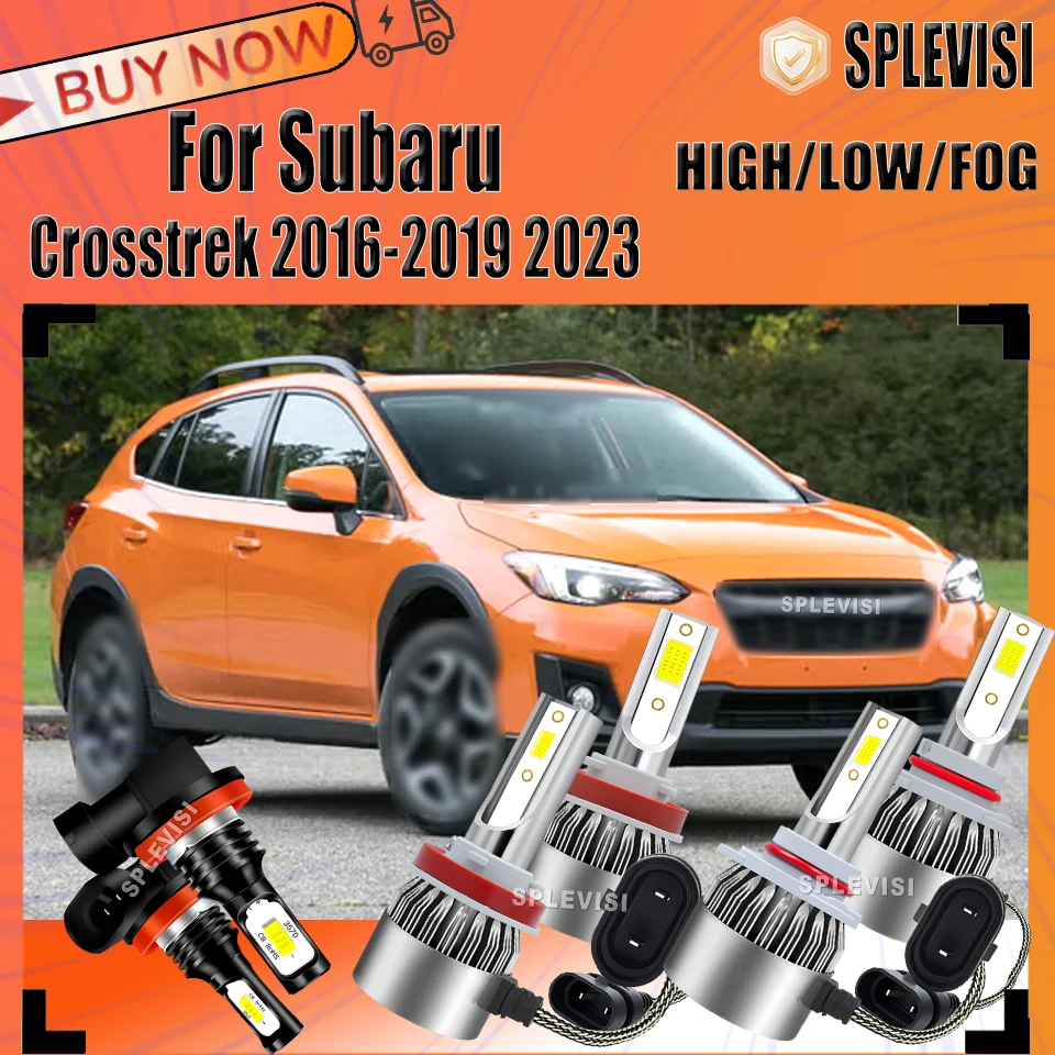 Автомобильная лампа, светодиодная фара, комплект противотуманных фар, See Further React Faster для Subaru Crosstrek 2016 2017 2018 2019 2023, быстрая доставка