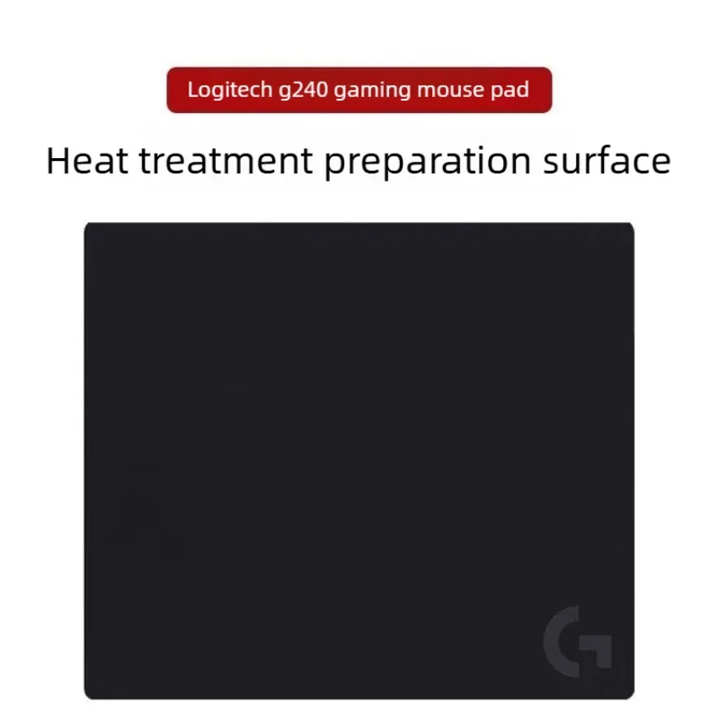 Logitech G240 Cloth Gaming Mouse Pad 340×280mm 1mm Ultra Thin Non-slip Rubber Base Mouse Mat for E-sports Gamer Low DPI Game