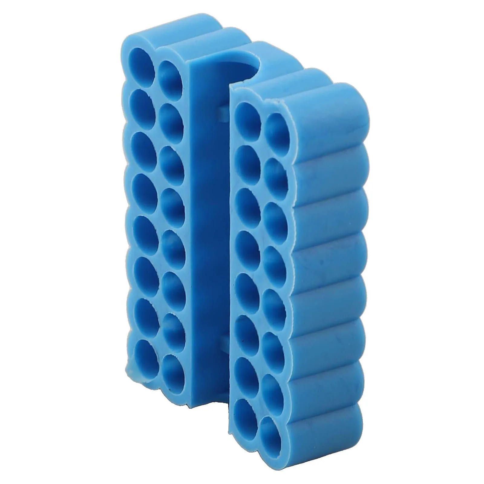 Easy To Organize Bit Organiser 32 Holes Bit Holder 32 Hole Capacity Easy To Carry Lightweight Plastic Material