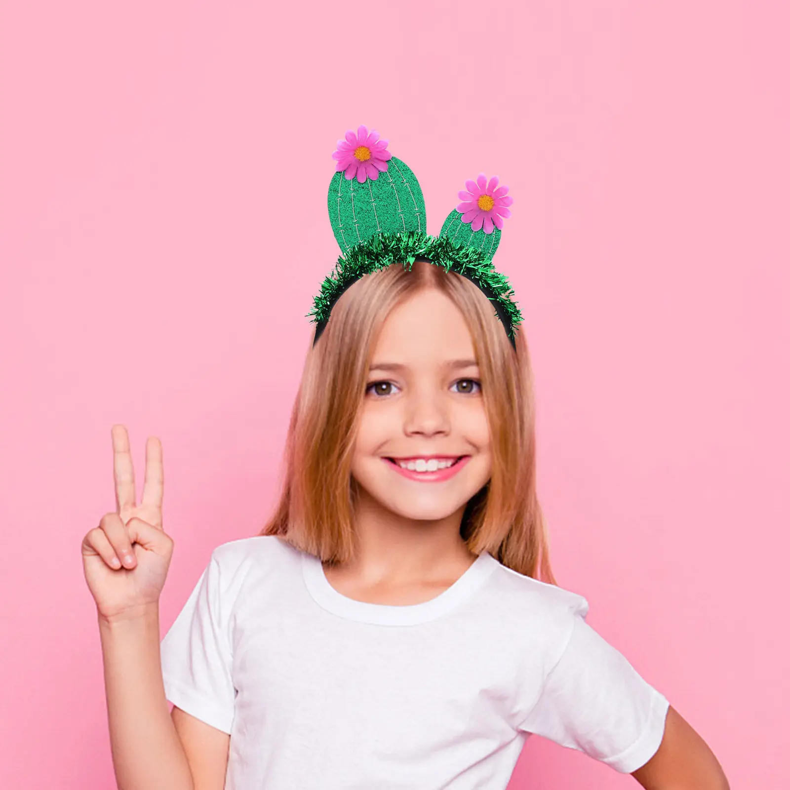 

Набор из 3 ободков для волос в виде кактусов: милые, забавные, необычные повязки для вечеринок, тропических пляжных мероприятий, костюмированные ободки с кактусами