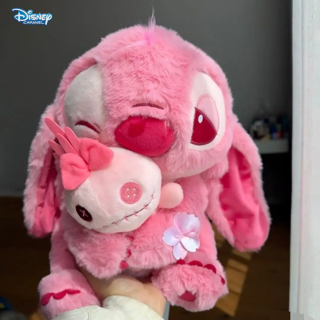 Disney 2024 new Stitch plush doll animated Lilo & Stitch plush doll Valentine's Day and Tanabata gifts for girlfriends