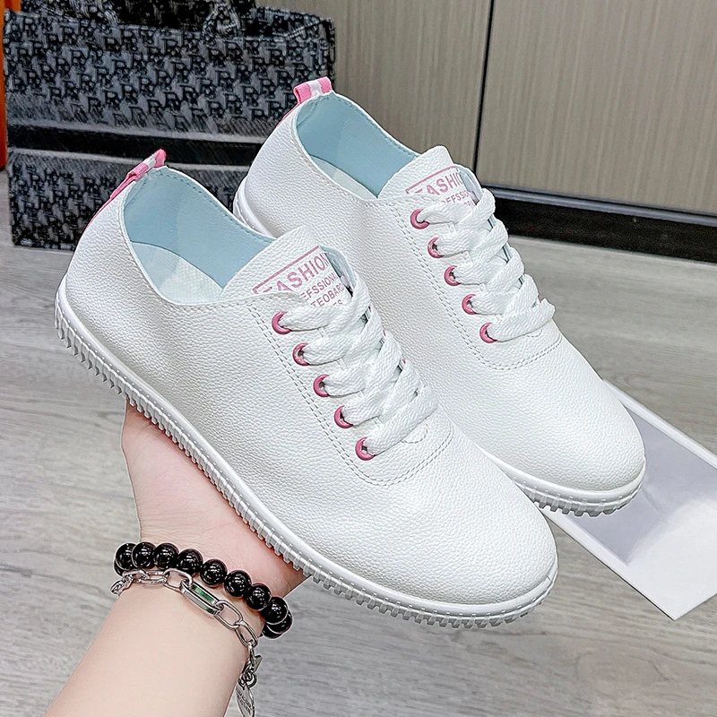 Women Shoes Summer 2024 Spring Women White Casual Shoes Breathable Flats Fashion Breathable Women Sneakers