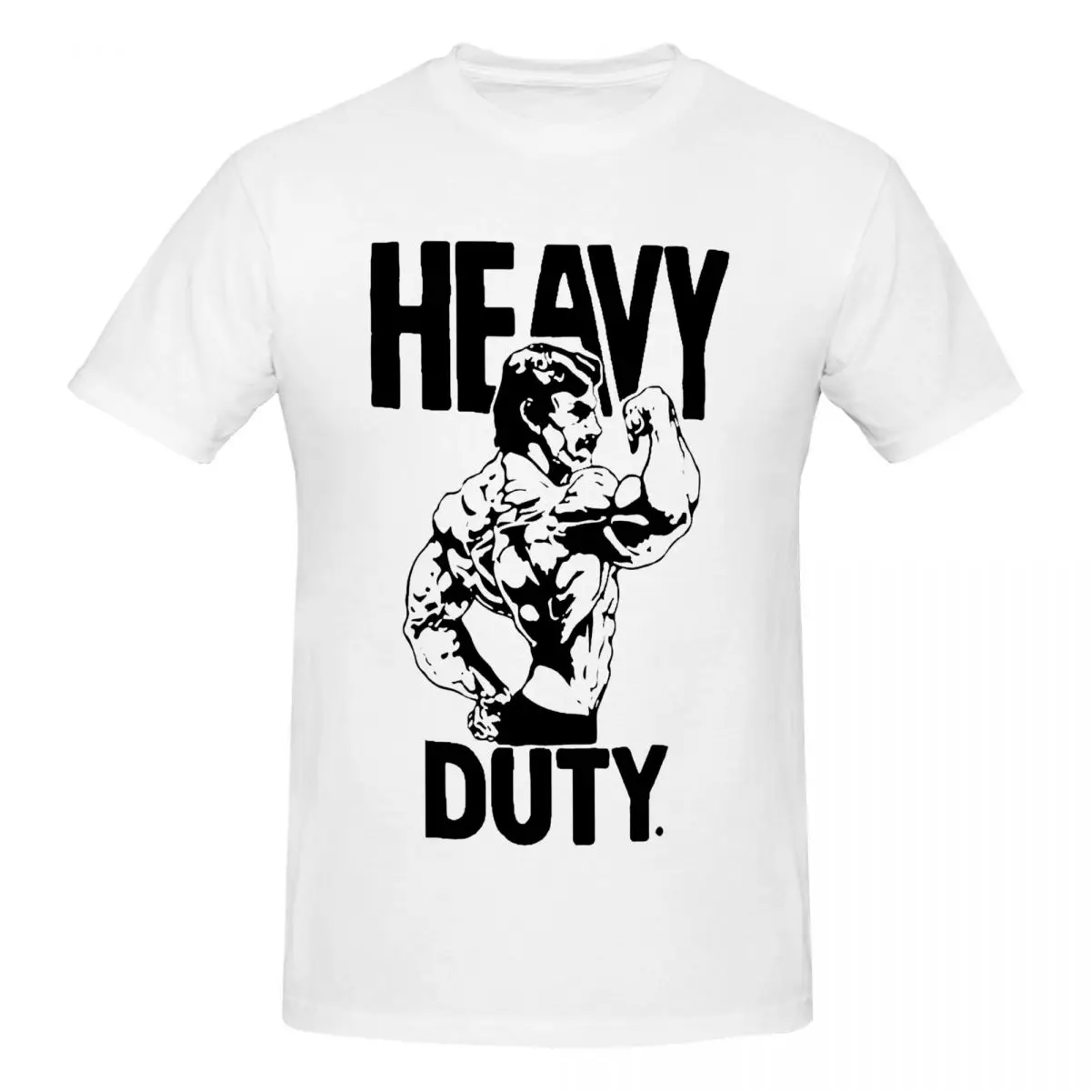 Mike Mentzer Heavy Duty Logo T Shirts Graphic Y2K Anime Short Sleeve Mens Women T Shirts Tops