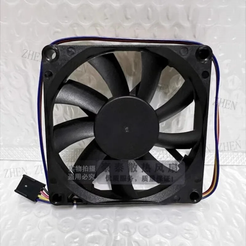 Y FOR  HXH HDB0812UD 8015 DC12V 0.30A 80*15MM 4-Wire PWM Dual Ball Cooling Case Fan