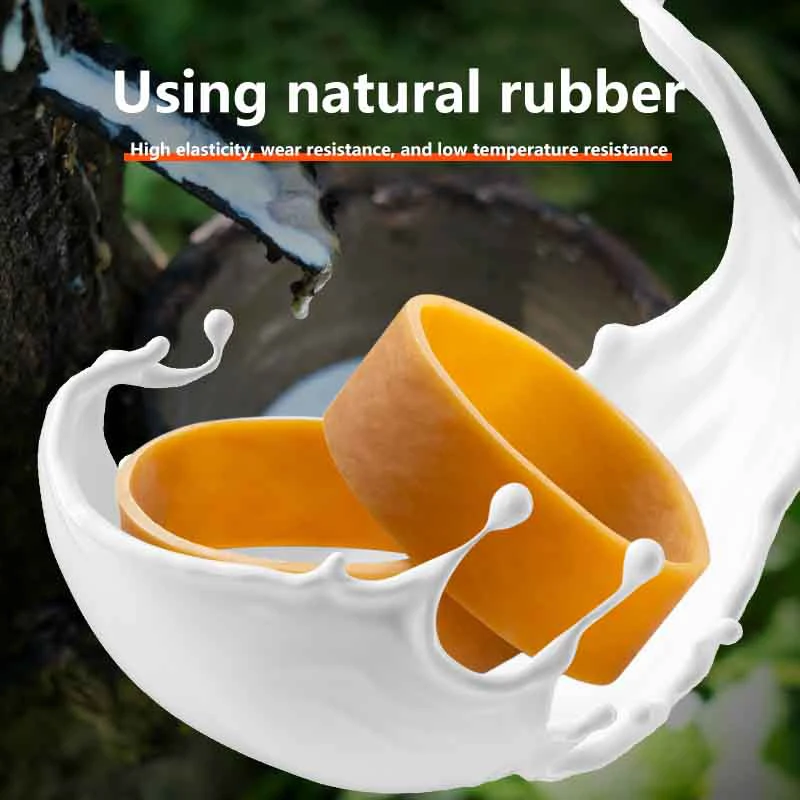 10/20Pcs Yellow High Elastic Rubber Bands Stretchable Latex Rings Stationery Package Office Rubber Rings Home Durable Band