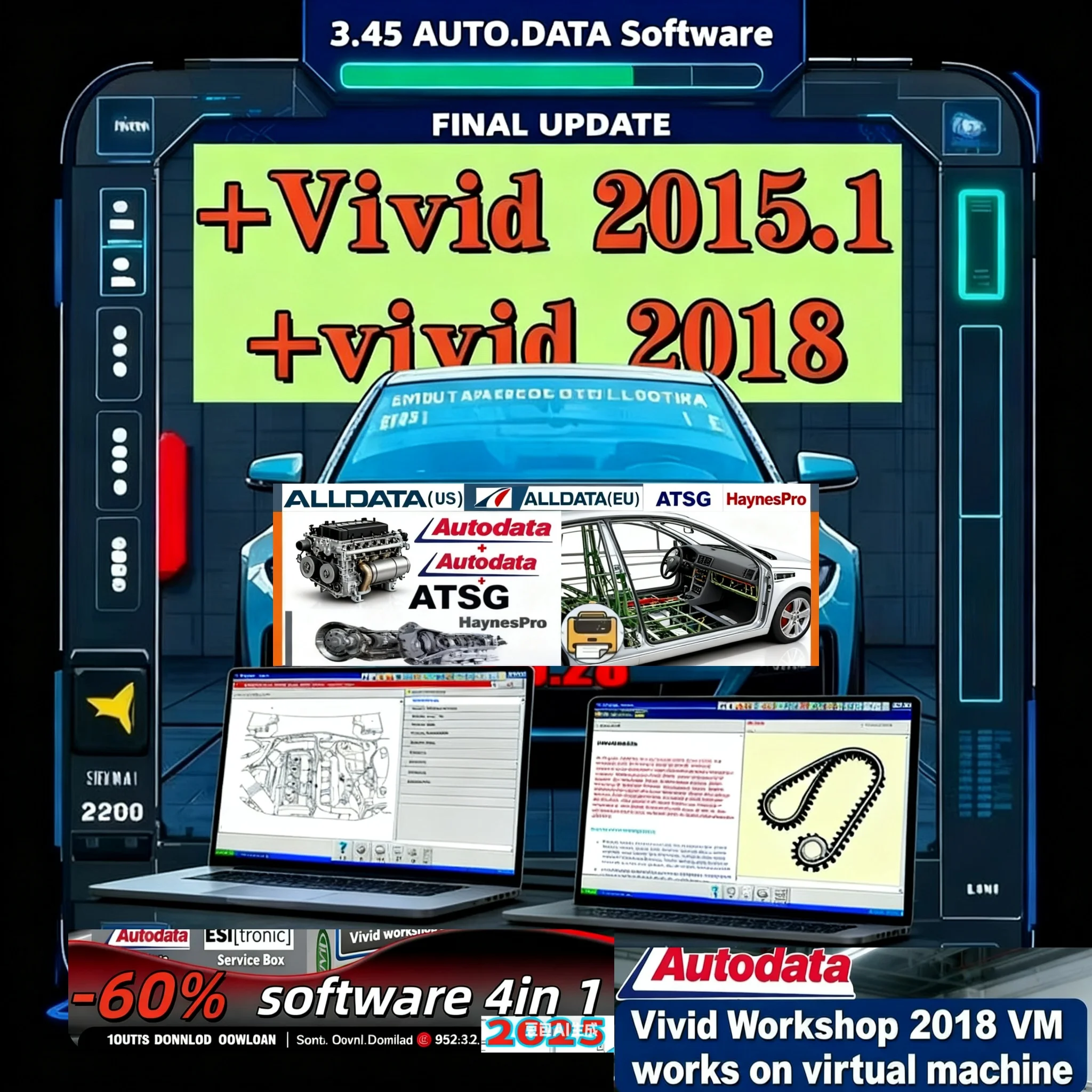 

2025 Hot Alldata 10.53 Software Autodata 3.45 Multiecuscan V4.8 Delphis 2017 R3 ATSG Vivid 2018 ElsaWin 6.0 WOW 5.00.12 etka 8.3