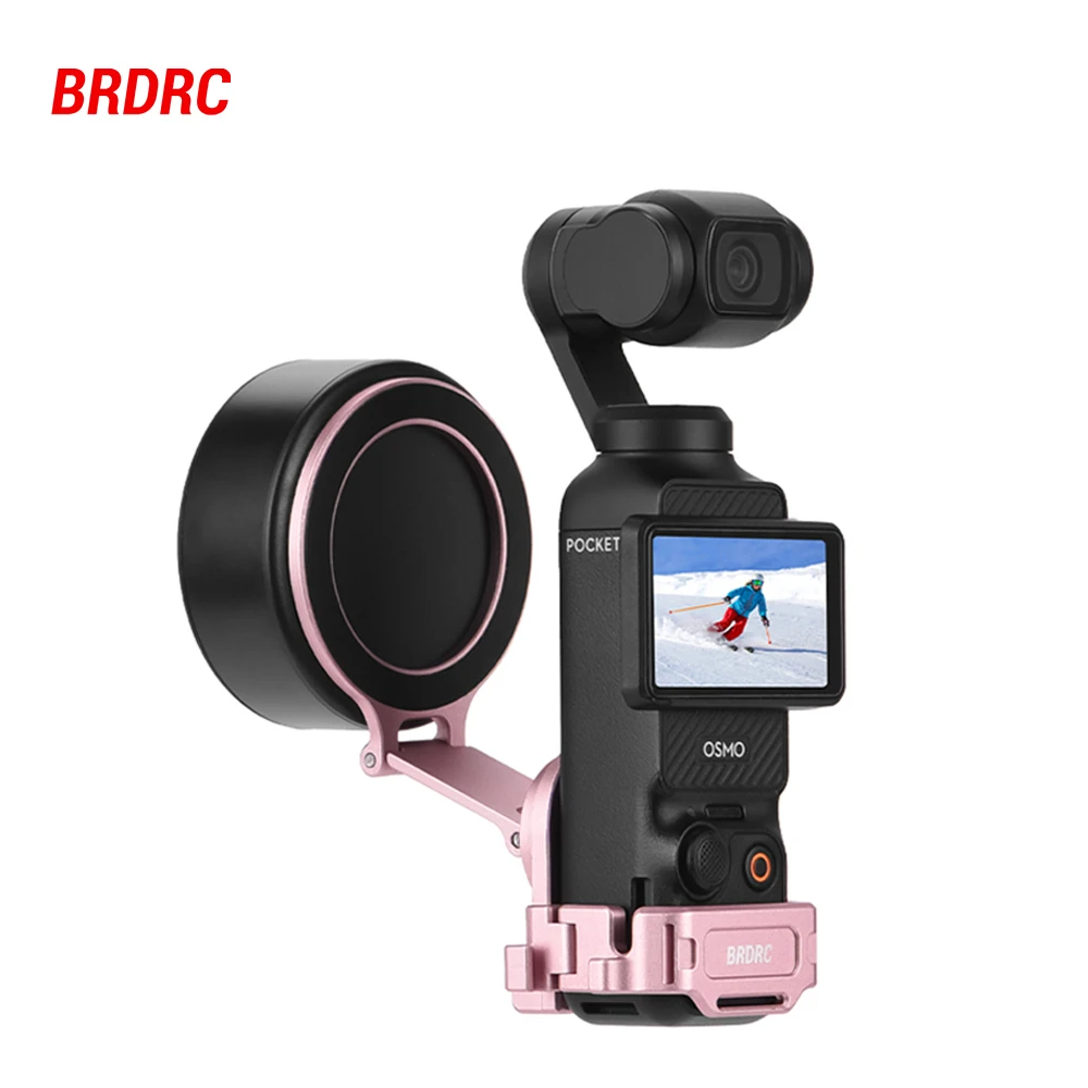 

BRDRC Pocket 3 Magnetic Mount Expansion Adapter for DJI Osmo Pocket 3 Accessories Phone Teleprompter Stand Photography Cage