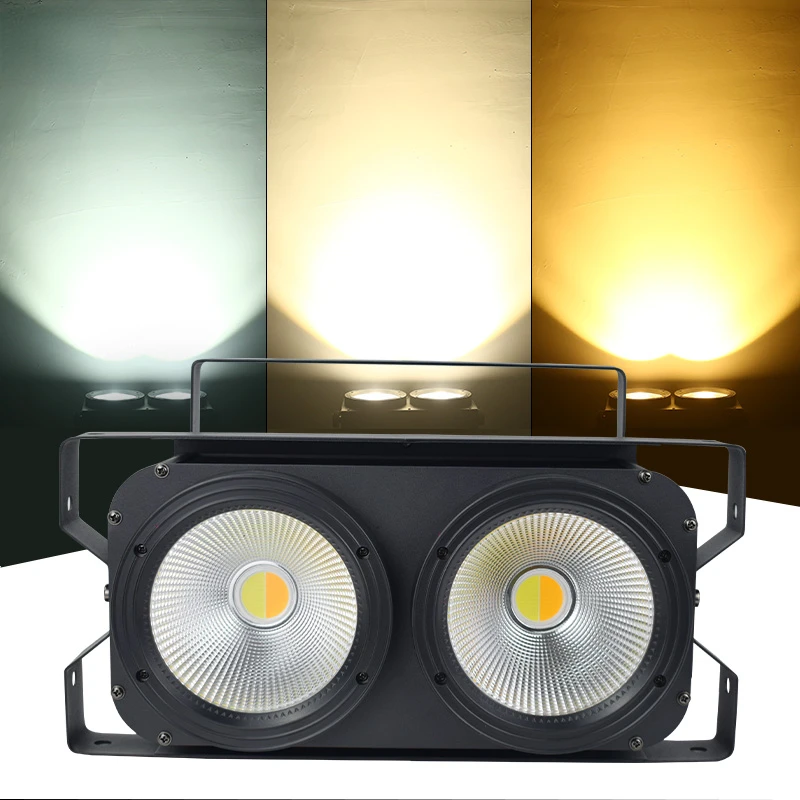 

BOTAI Stage dj 2pcs 100w 2 Eyes 2*100W DMX 512 Peaky Blinders Audience Cob LED Par light