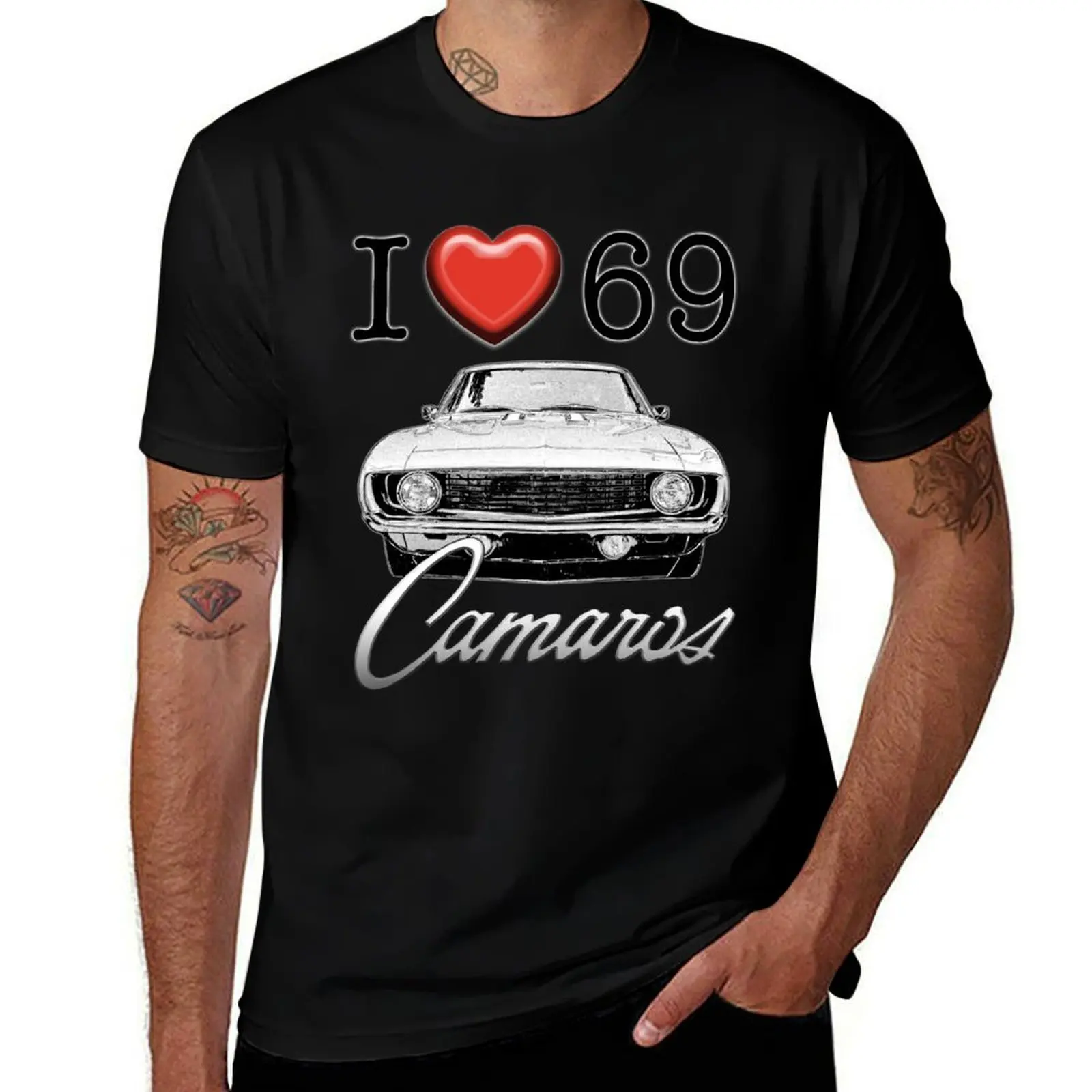 

I love 69 Camaro T-Shirt t shirts for man graphic tees anime tshirt printed t shirts for man T-Shirt