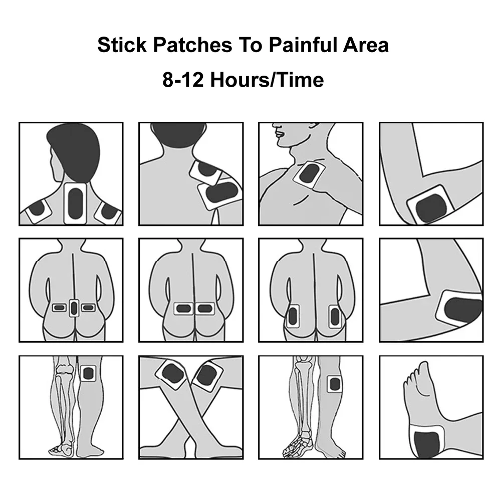 96 Cái Thấp Khớp Viêm Khớp Giảm Đau Dưỡng Miếng Dán Đầu Gối/Cổ/Đau Lưng Giảm Miếng Dán cơ Khớp Massage Y Tế Plasters