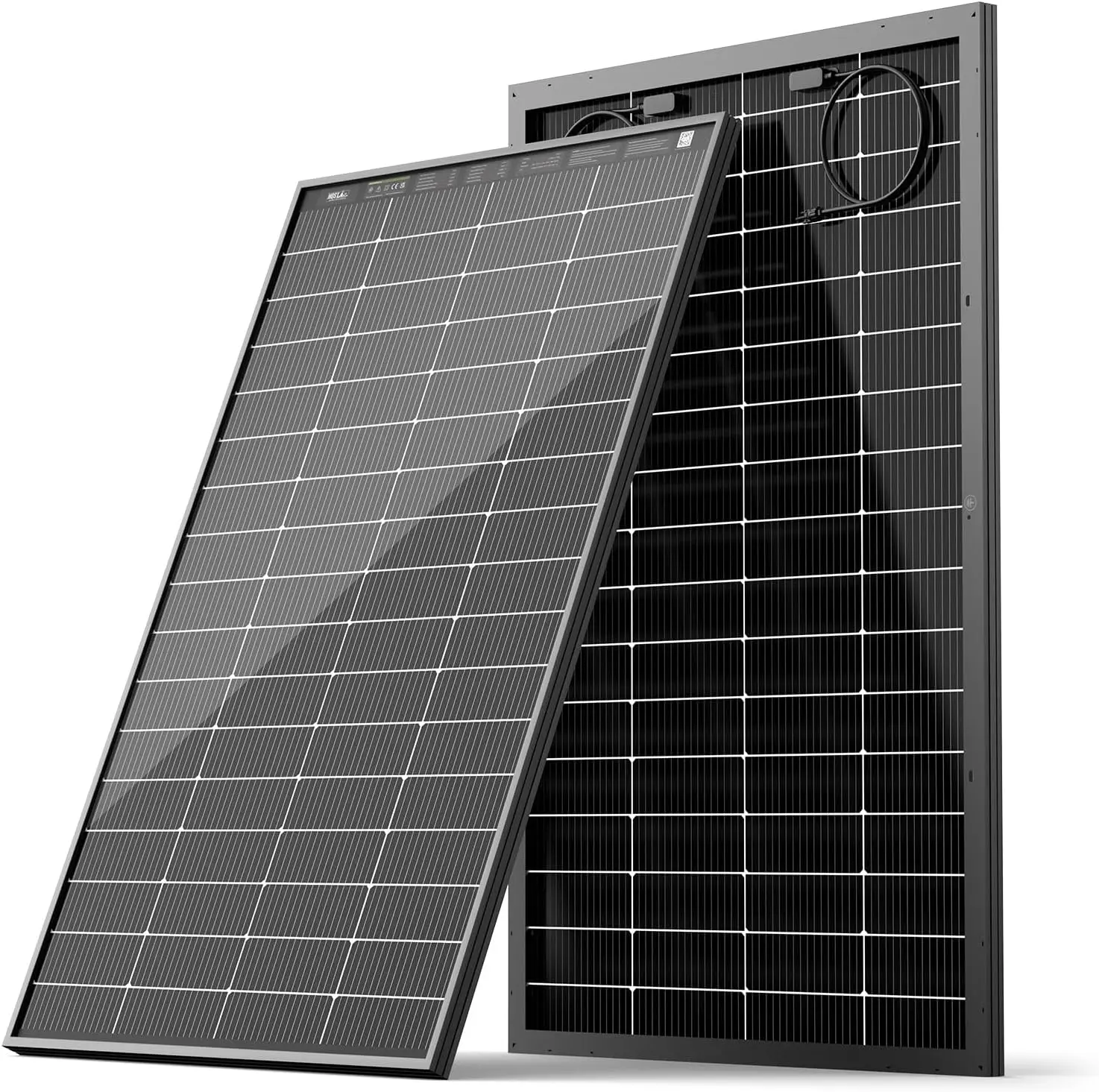 

200W Bifacial Solar Panel, N-Type 16BB, 25.4% Efficiency, IP68, Lightweight for RV Van Trailer Marine Rooftop Off Grid