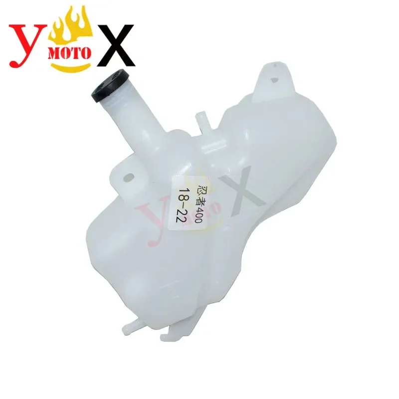 Ninja 400 Motorcycle Radiator Water Cooling Coolant Overflow Reservoir Tank Bottle For Kawasaki Ninja400 EX400 Z400 2018-2022