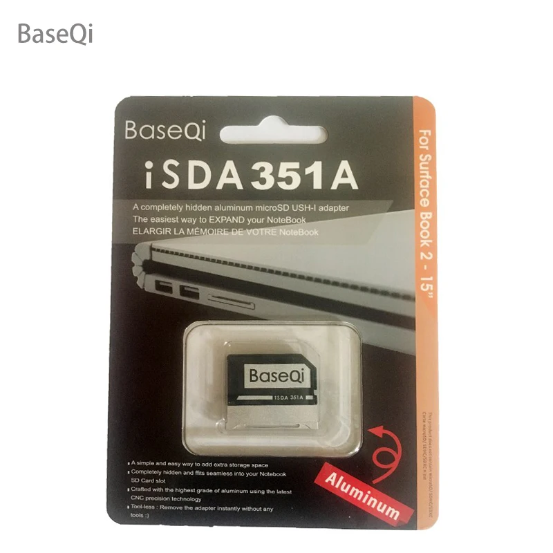 For Microsoft Surface Book2/3 15inch Microsd Adapter BaseQi Card Reader Minidrive 351A