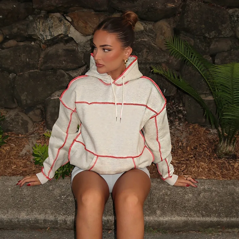 

Women's Autumn Casual Trendy Hooded Dstring orts Slim Fit Tee Viscose Fiber Ciwalk ort Pants Other Pattern