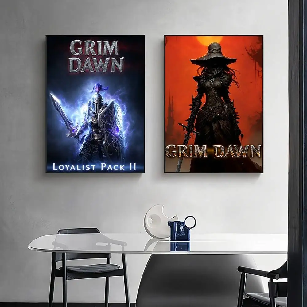 Game Grim Dawn Poster Surprise Home Decoration Picture Wall Art for Study Living Room Decor