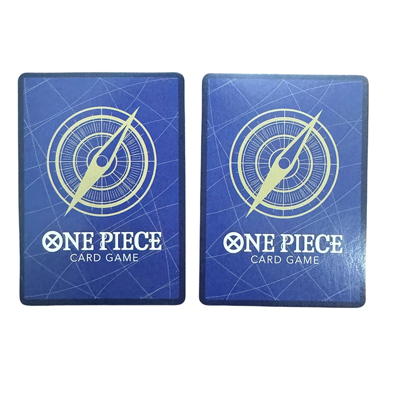 Anime One Piece versión en inglés japonés OPCG Comics réplica Shanks Rayleigh Nika Luffy Buggy Teach juego Anime colección de tarjetas