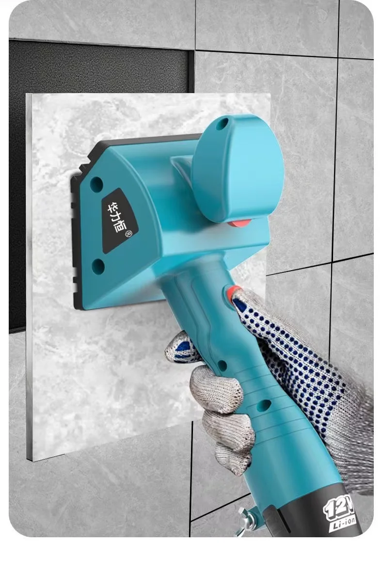 Adjustable Tile Tiling Machine Electric Tile Suction Cup Can Suck 200KG Tiles Vibrator Automatic Floor Leveling Tool Power Tool