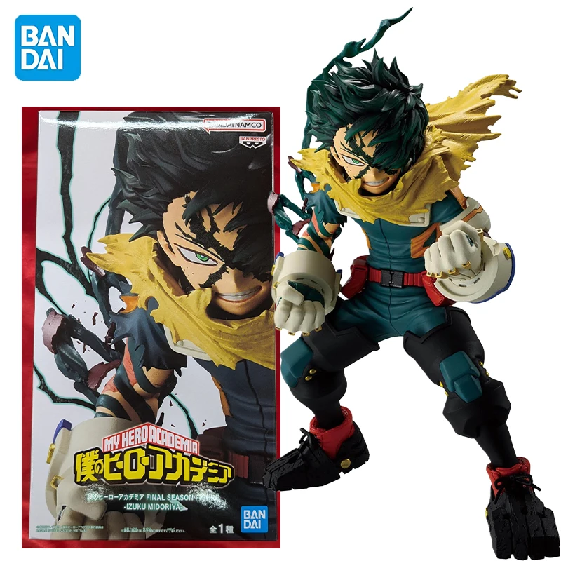 В наличии подлинная фигурка BANPRESTO My Hero Academia FINAL SEASON FIGURE-IZUKU MIDORIYA, аниме-фигурка, модель игрушки, коллекционные предметы, подарок на день рождения