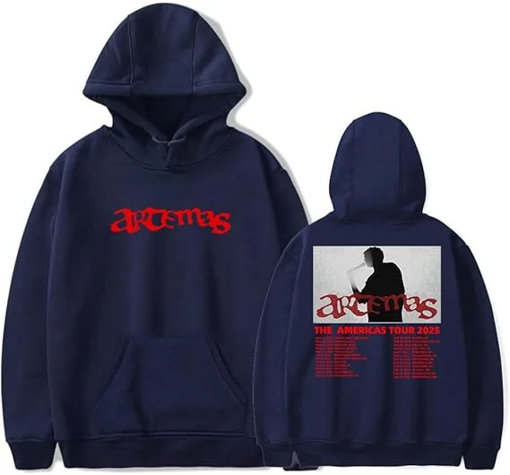 Artemas The Americas Tour 2025 Merch 까마귀 스웨터 streetwear 여성 남성 겨울 & 봄 캐주얼 패션 풀오버