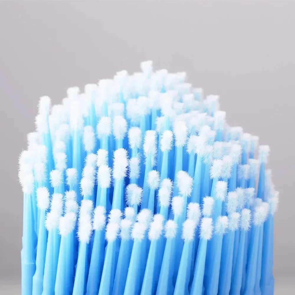 400Pcs Dental Mix Disposable Micro Brushes Applicators Micro Brush Eyelash Cleaning Brush Dentist Odontologia Extension Tools