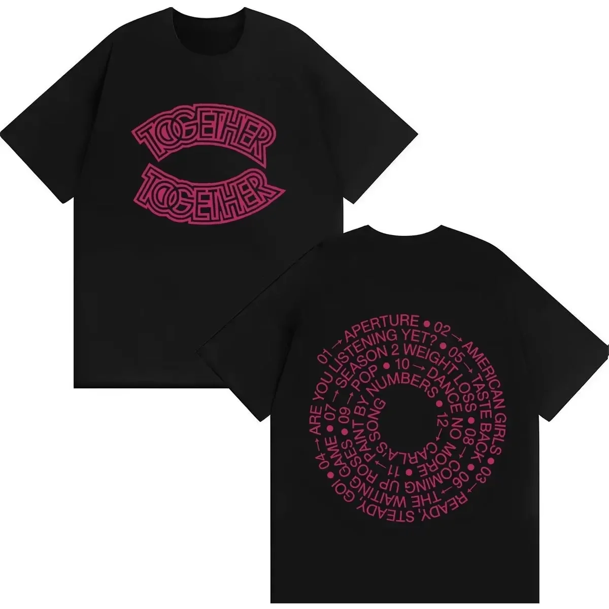 2026 new Summer Men's and Women's Loose Short-Sleeved T-shirt - Emotional Design - Printed Pattern - Comfortable Cotton T-shirt