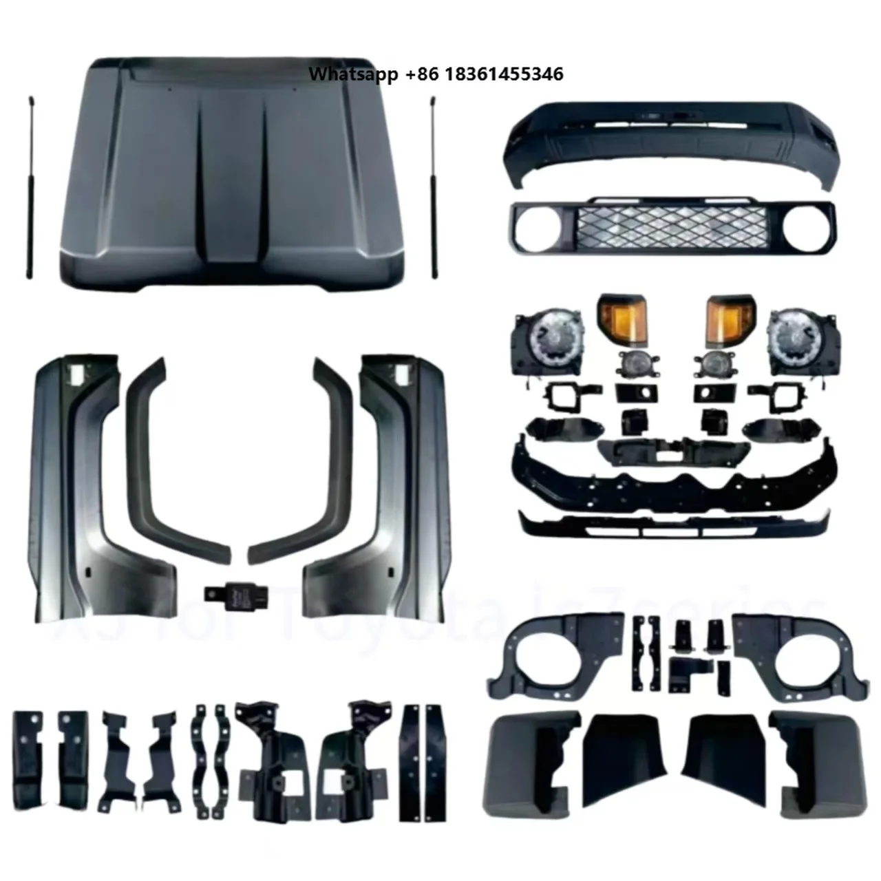 

For Land Cruiser 76 LC79 LC78 LC76 HZJ76 89-23 Upgrade to Land Cruiser 2024 Body Kits for Cars Body Parts for Cars