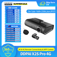 DDPAI Dash Cam X2S Pro HD GPS Hidden Vehicle Drive Auto Video Car DVR 4G Connection