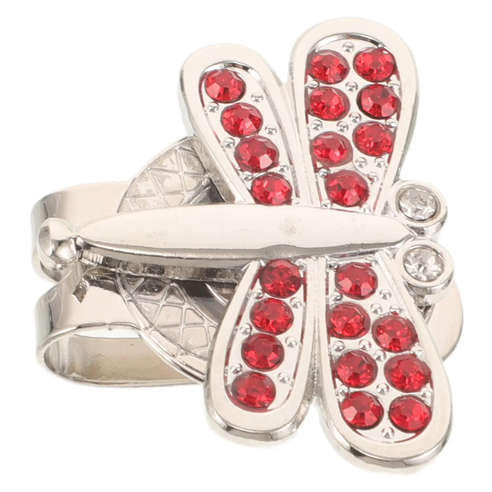 Dragonfly Golf Hat Clip Ball Marker Rhinestone Bag Accessories Magnet for Women Cap