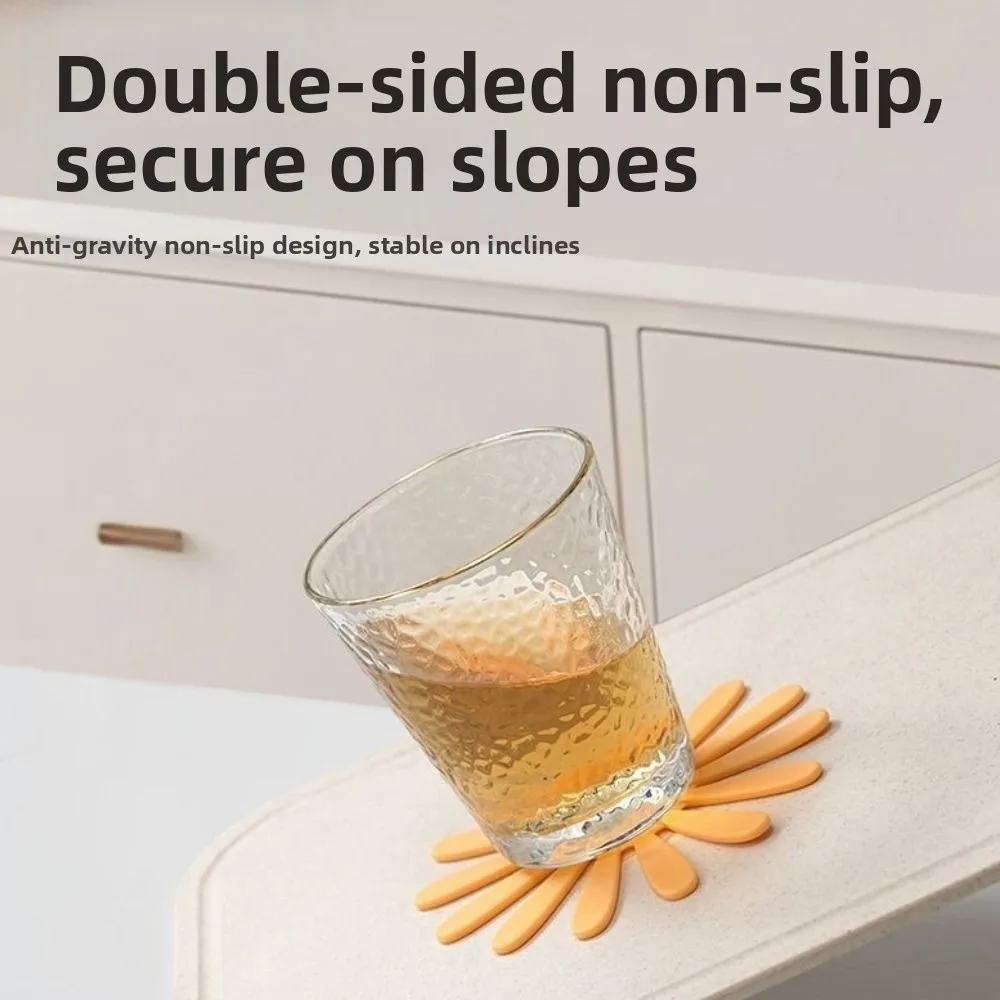 

Противоожоговой коврик для стола в форме дерева, термостойкий, противообрастающий, подставка для ромашек, креативная защита стола, подставки для горячей посуды