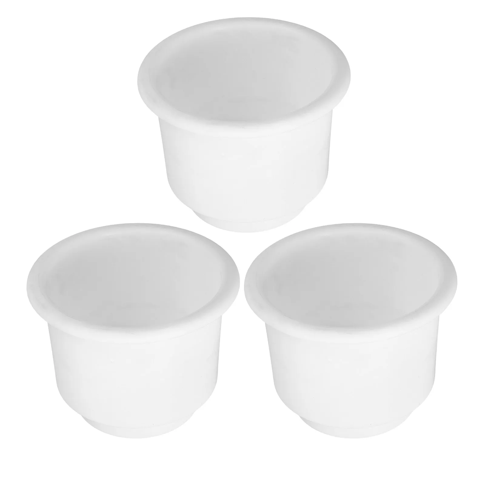 

Комплект из 3 белых нейлоновых встраиваемых подстаканников для лодок с эффективным дренажем для яхт и автодомов