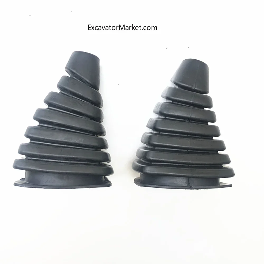 High Quality For Hyundai R60 80 150 210 215 225-7 operating lever grip rubber Joystick glue dust proof cap Excavator parts