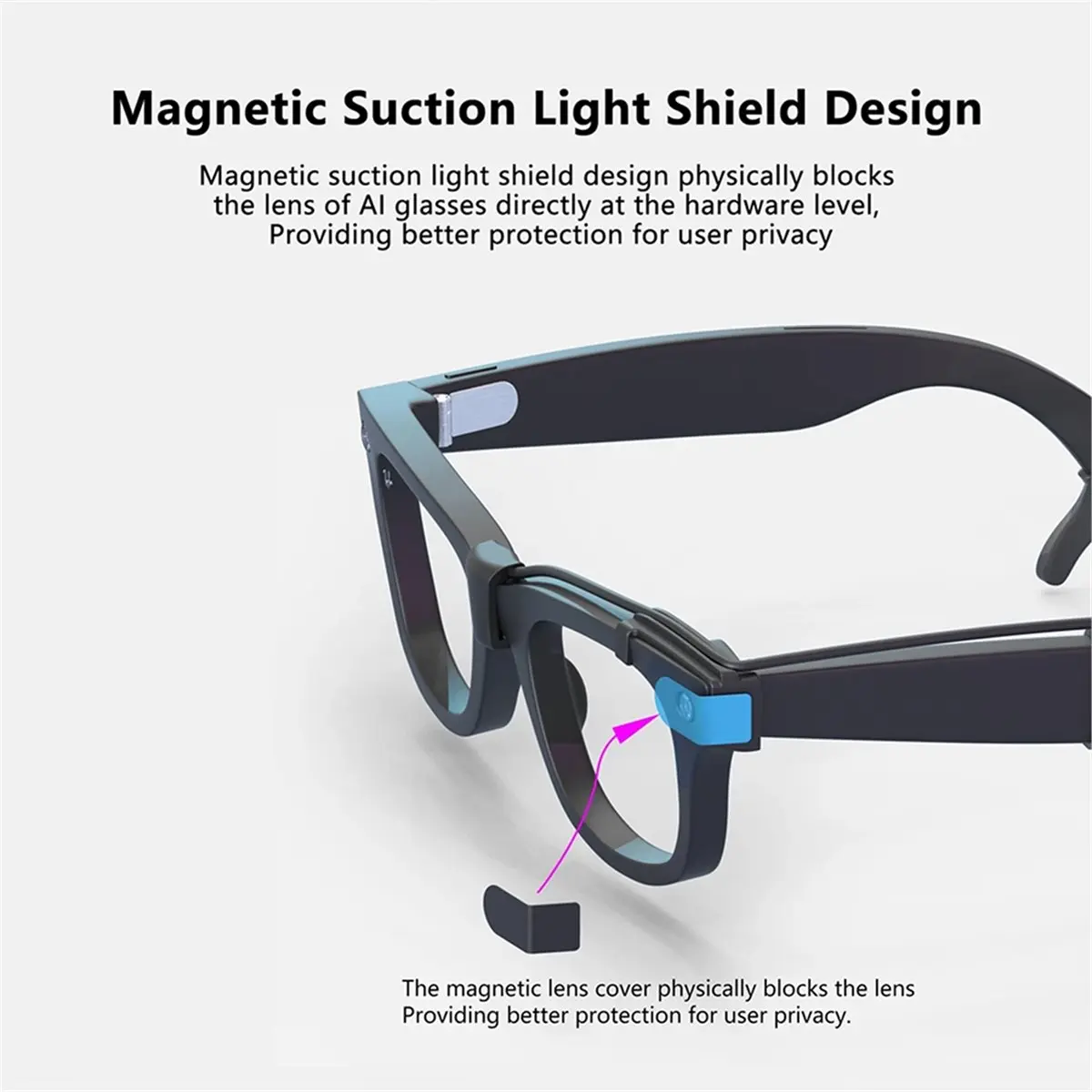 Dynamic 2x800mAh Portable Battery Glasses Charger Travel-Friendly Design Power Supply Accessories for Ray-Ban Meta Smart Glasses