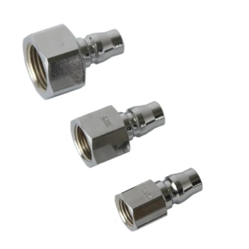 5pcs PF quick connector Type C quick plug quick pneumatic male PF20/30/40 female thread 2 points/3 points/4 points