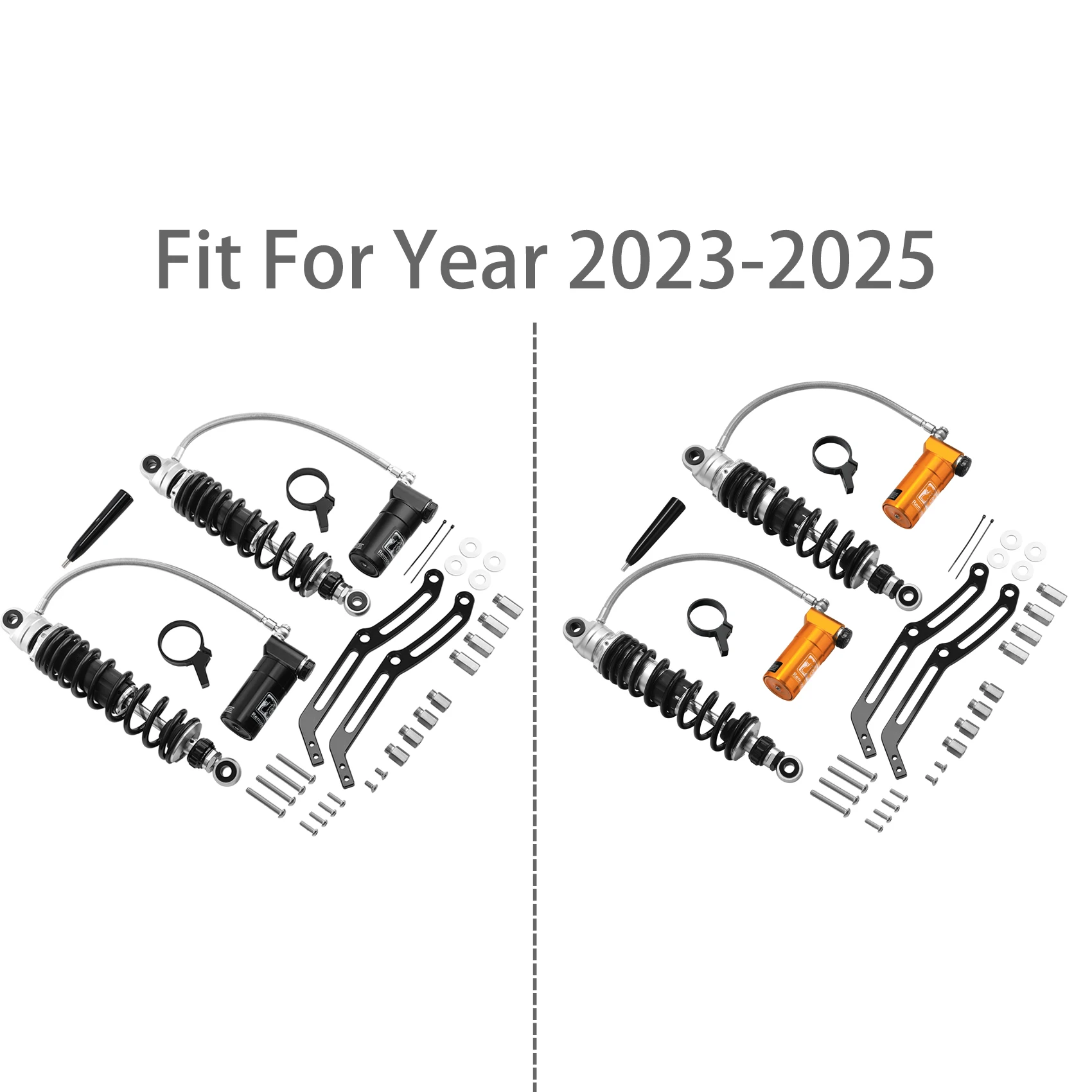 

Remote Reservoir Rear Suspension Shocks Fit For Harley CVO Street Road Glide FLHXSE FLTRXSE 2023-2025 FLTRX FLHX 2024-2025 FLHXU