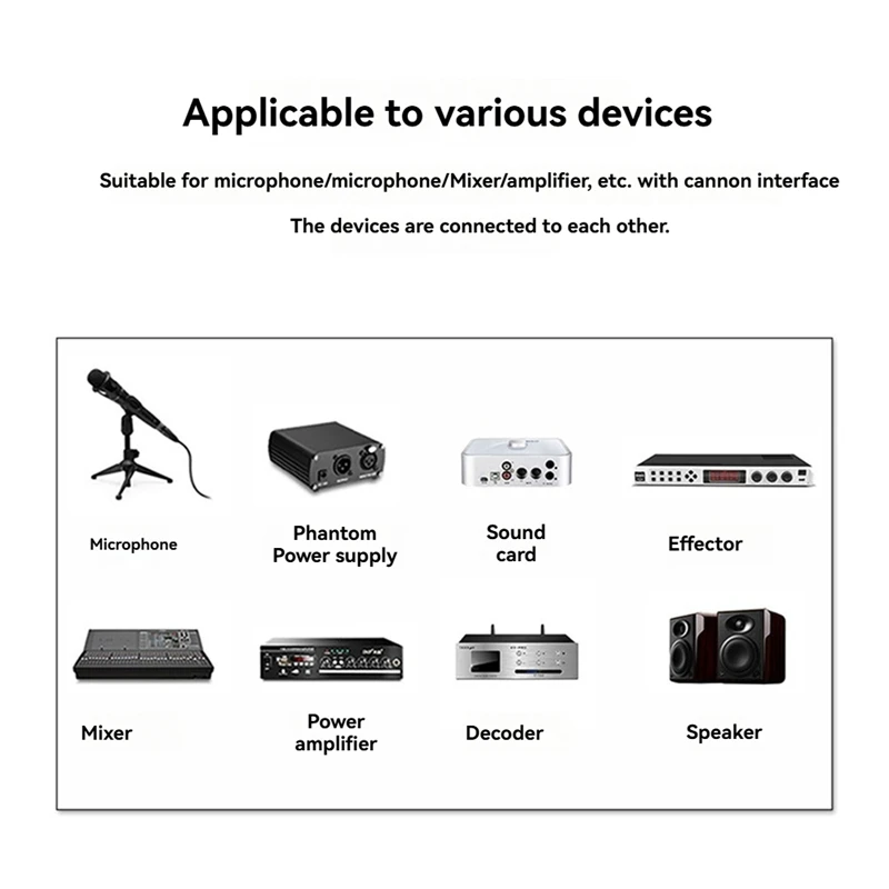 Snake Cable XLR Cable 3Pin Male To Female Multi-Media Professional Audio Extension Stage Extension Cord