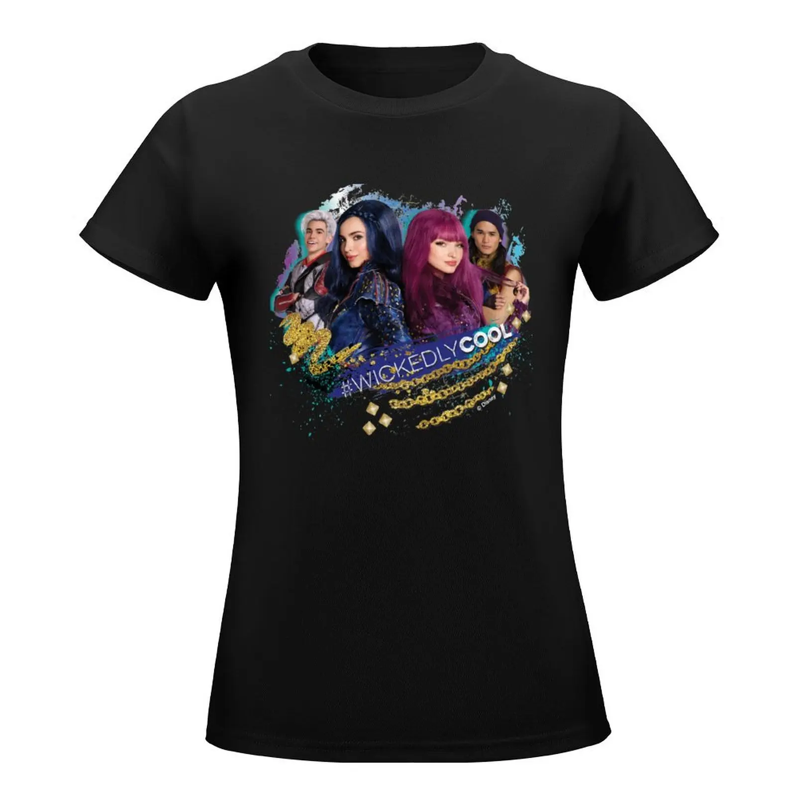 Descendants Wickedly Cool Best Friends 3 T-Shirt funny graphics rock and roll t shirts for Women