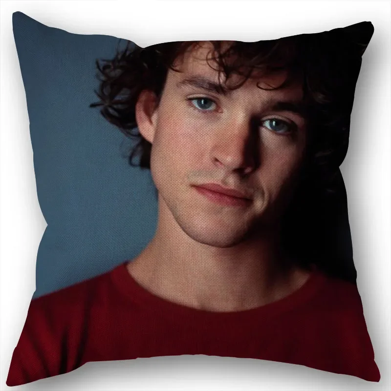 Custom Hugh Dancy Pillowcase Wedding Decorative Cotton Linen Pillow Case For Home Cushion Cover 45X45(One Sides)