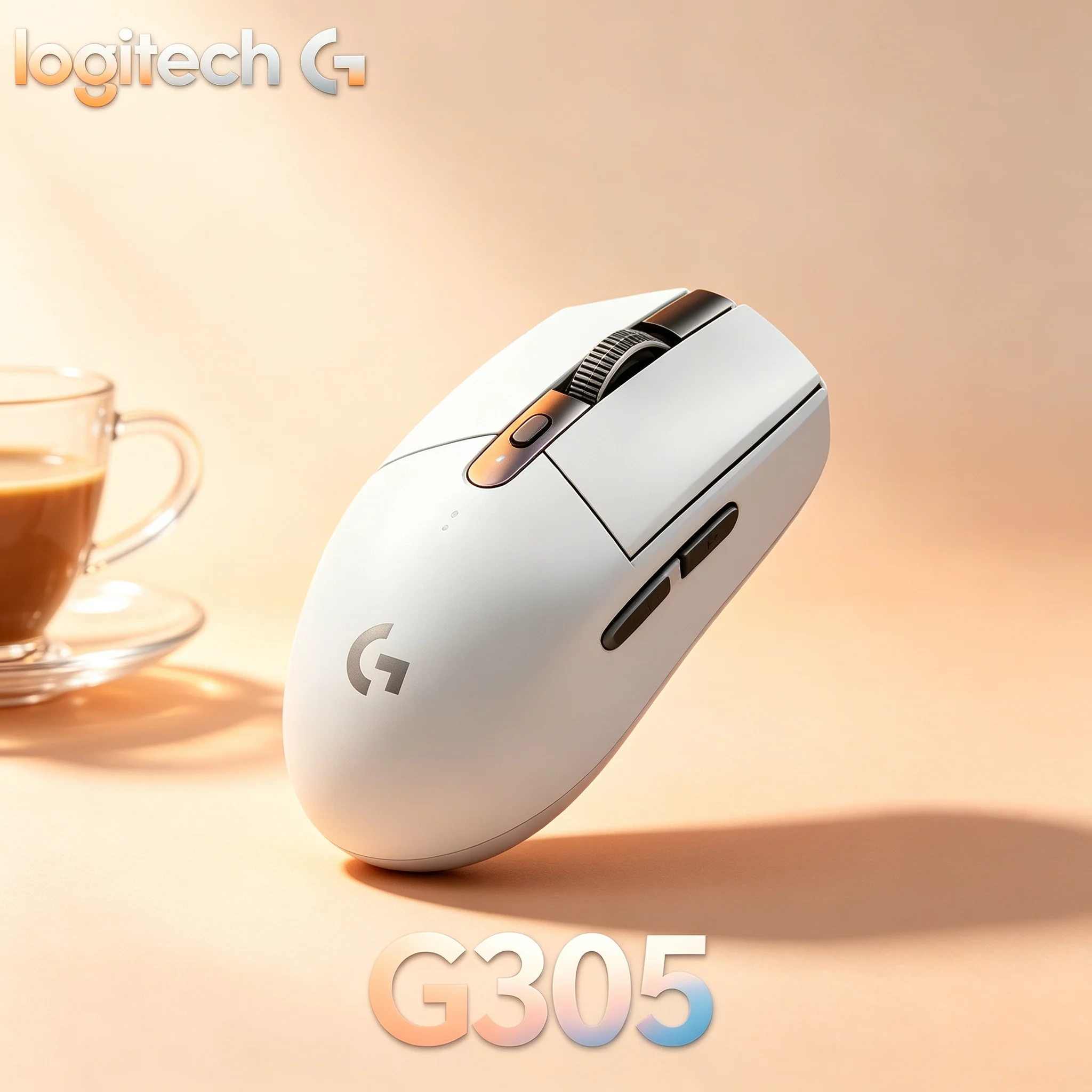 Logitech G305 LIGHTSPEED Wireless Gaming Mouse High‑Accuracy Optical Tracking Multiple Color Options For Gaming Entertainment Of