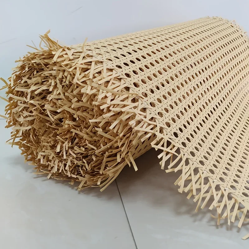 Materiale in finto rattan di plastica PE, forma a rete esagonale classica, adatto per mobili, schermi, decorazioni per pareti interne