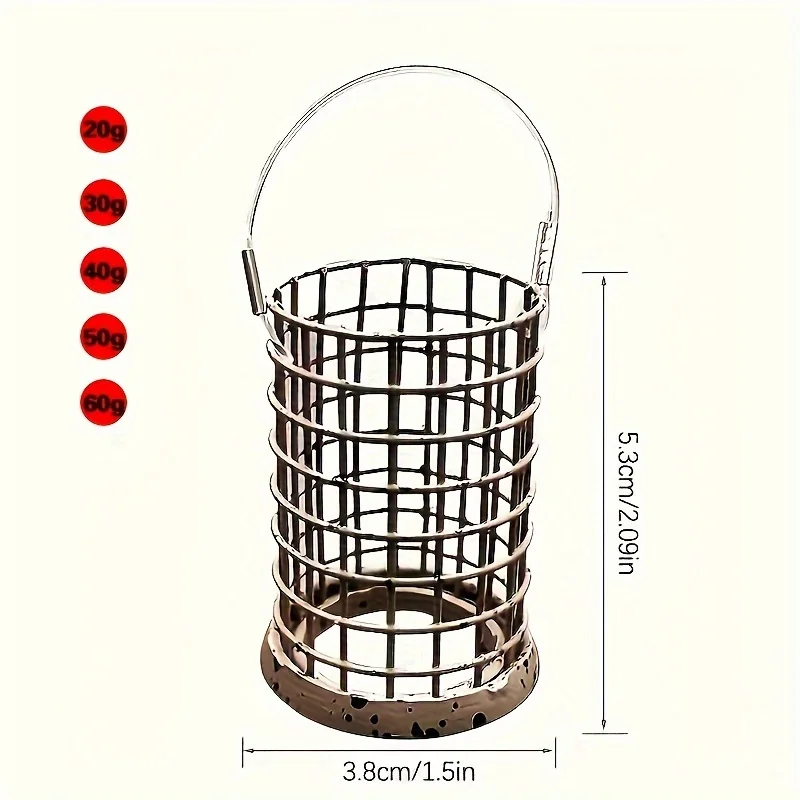 1pc/2pcs/3pcs Fishing Bait Cage,Method Feeder Bait Cage,Fishing Accessories