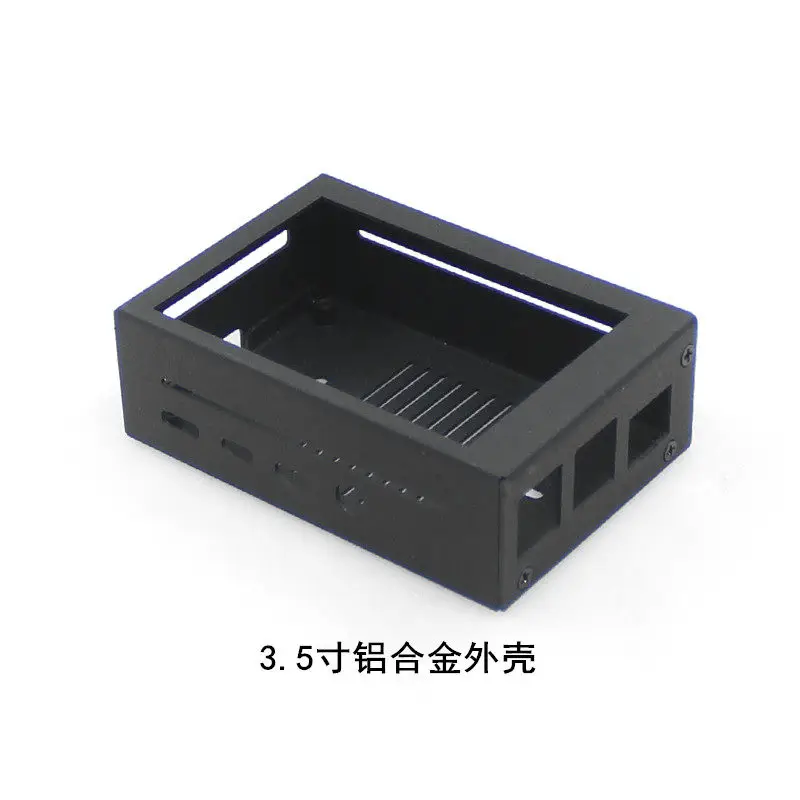 Raspberry Pi 4B Case with Screen - 3.5 Inch Touchscreen Display + Aluminum Alloy Cooling Fan Case for Pi 4 Model B