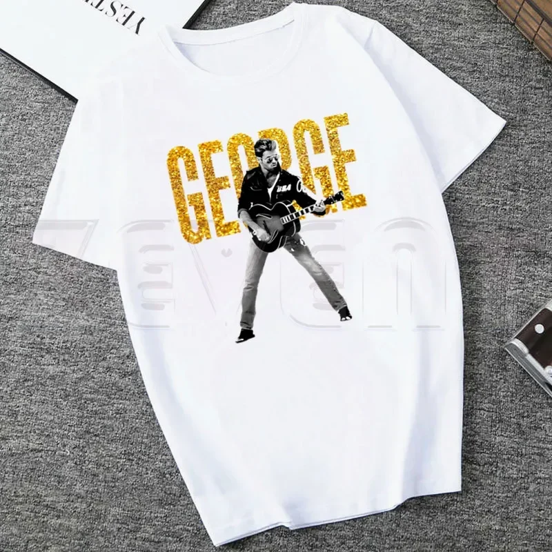 George Michael Choose Life Hip Hop Summer Casual Fashion Women's T-shirt Short Sleeve Female Tops Tees T Shirts Streetwear