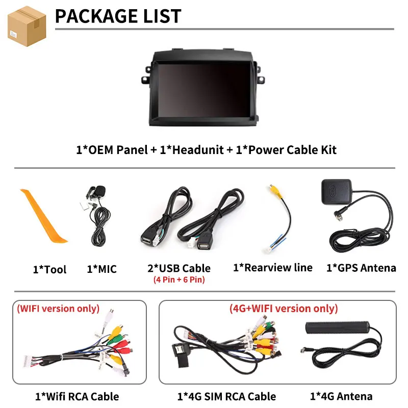 Android 16 Carplay For Toyota Sienna 2 II XL20 2003 - 2010 Navigation 360 Camera 2din BT RDS Head Unit GPS Multimedia 4G LTE DSP
