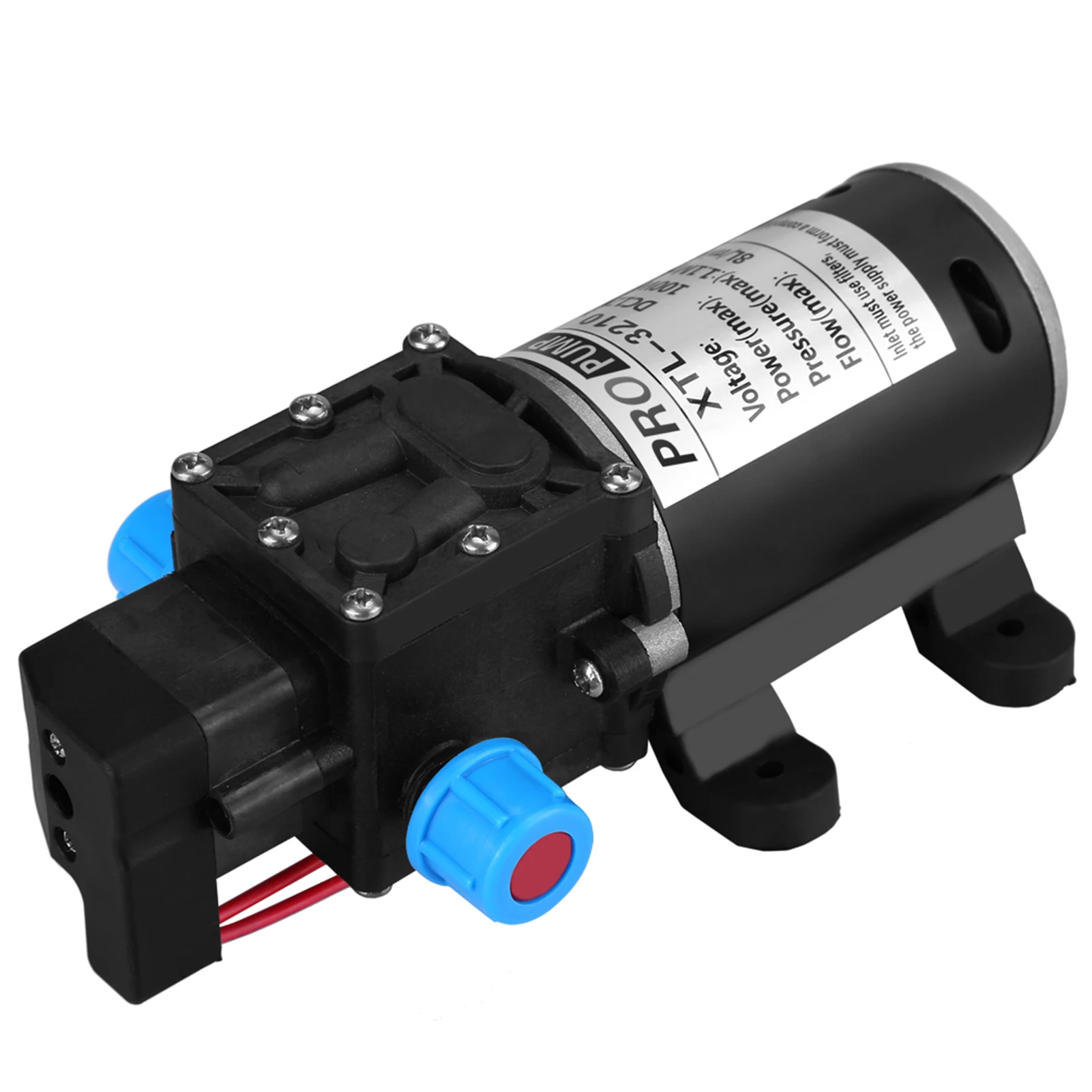 12V DC 100W 8L/Min 160Psi Wysokociśnieniowa membranowa samozasysająca pompa wodna do mycia