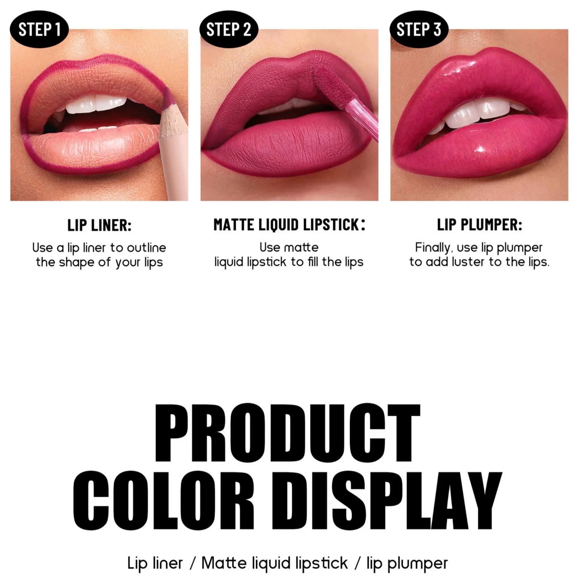 مجموعة مكونة من 6 قطع من أحمر الشفاه السائل غير اللامع، مجموعة هدايا مكياج مرطبة تدوم طويلاً ومقاومة للماء وغير تتلاشى