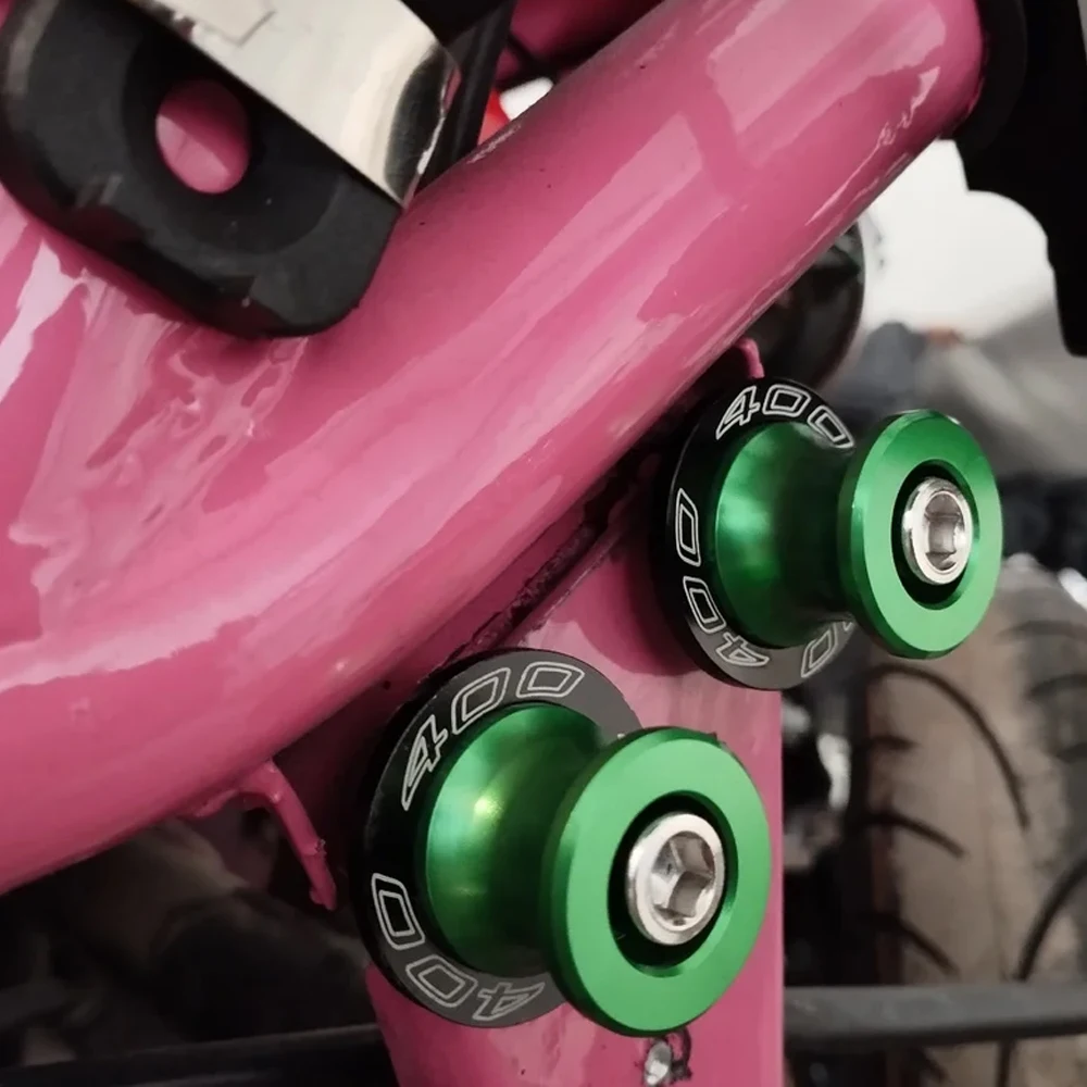 

Motorcycle Accessories Aluminium 8MM Bolts Swingarm Spools Slider Stand Screws For Kawasaki Z500 Z400 Z 400 500 Ninja 400 500