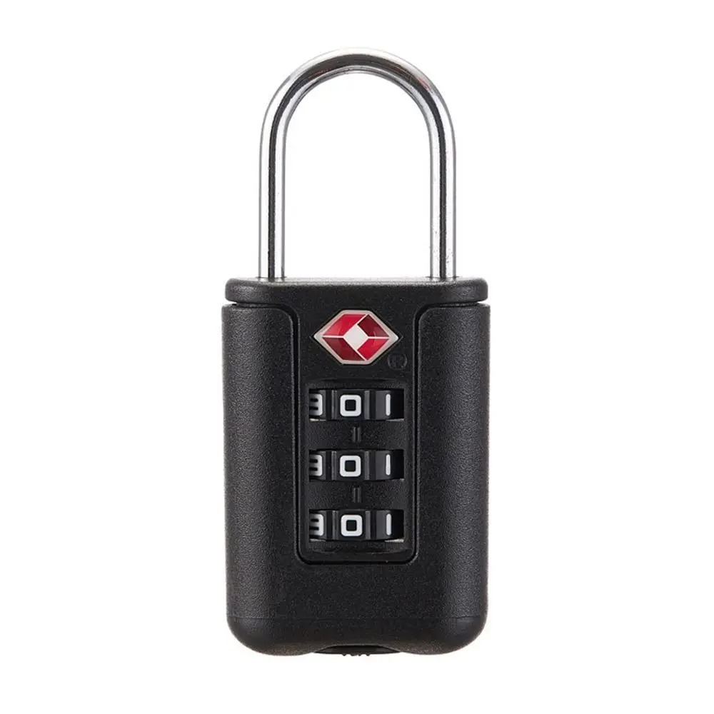 

Creative Travel Security Tool 3 Digit Combination Lock Contrast Color Padlock Luggage Password Lock TSA Customs Code Lock