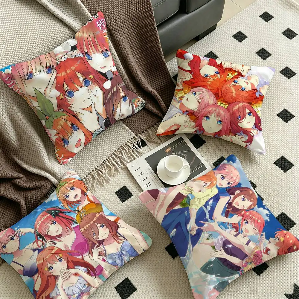 Anime The Q-Quintessential Quintuplets pillow cover sofa cushion cover home room decoration children gift